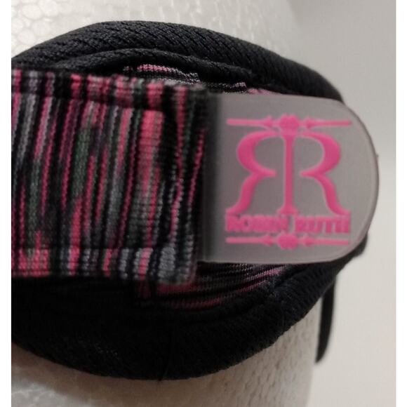 Robin Ruth Sun Visor Hat Cap Original Pink Gray Adjustable Orlando - Picture 7 of 8